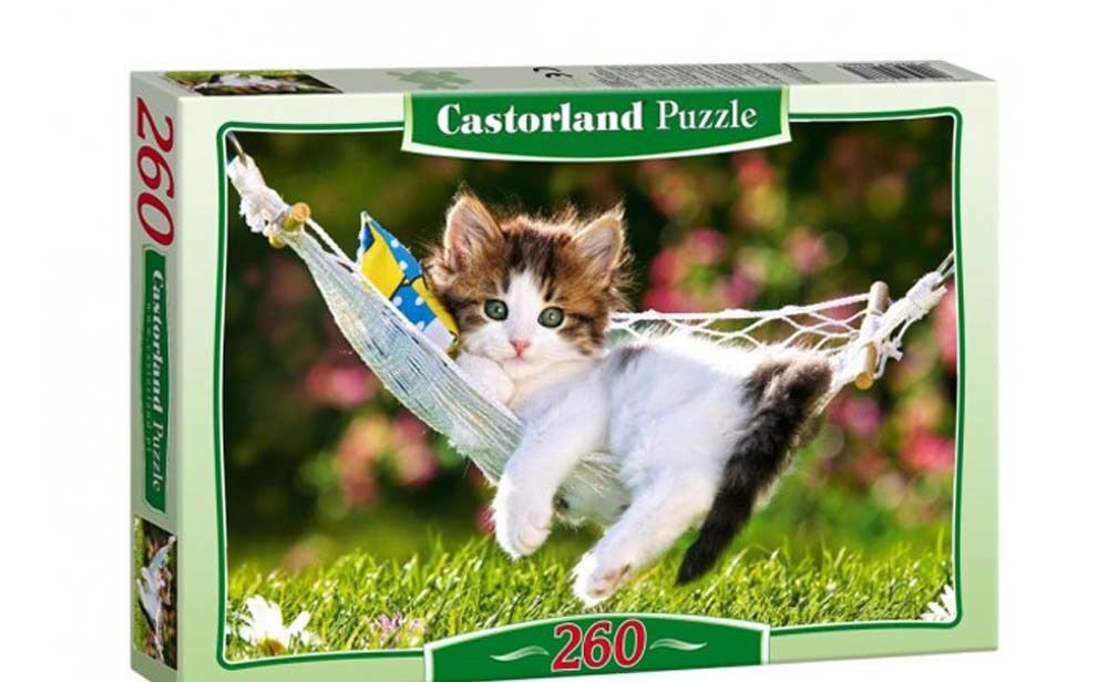 Buy Castorland Kitten on Hammock Puzzle 260pce