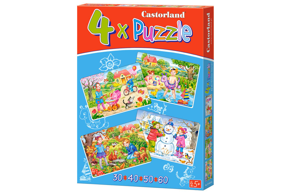 Buy Castorland Four Seasons Puzzle (set of 4)