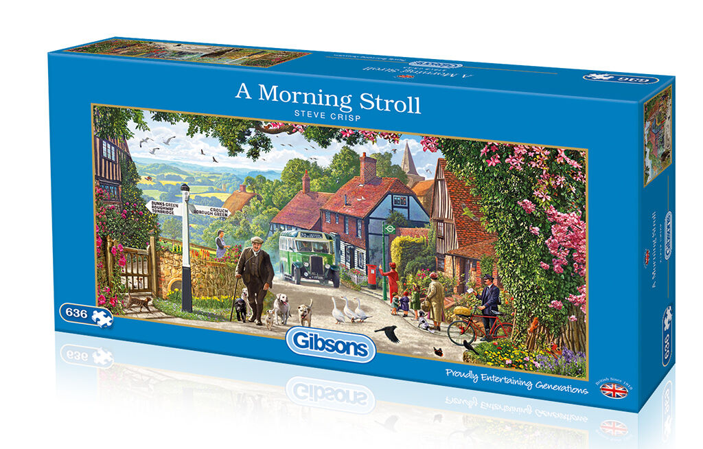 Buy Gibsons A Morning Stroll Panorama Puzzle 636pc