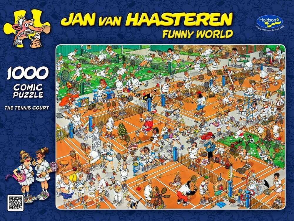 Buy Holdson Jan Van Haasteren The Tennis Court Puzzle 1000pc