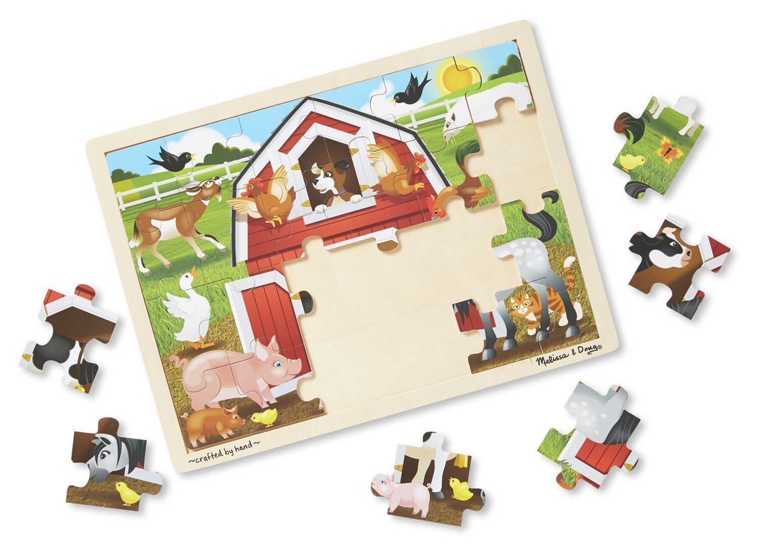 Buy Melissa & Doug Barnyard Jigsaw Puzzle 24pc