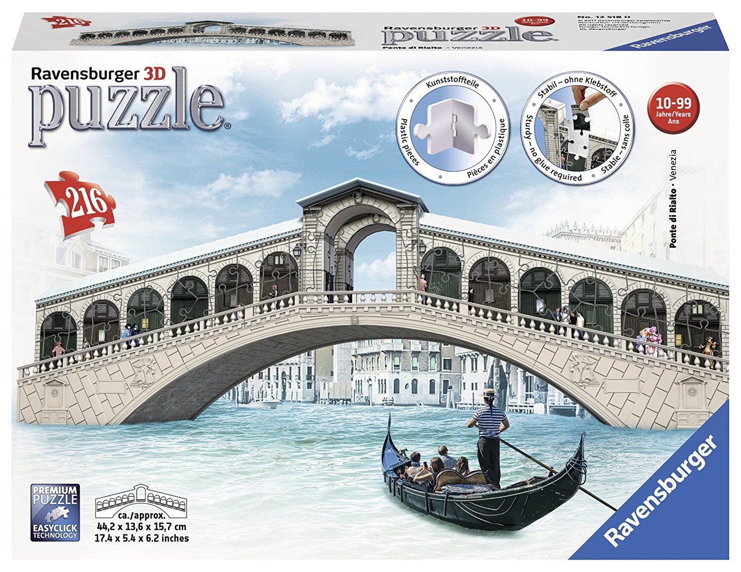 Puzzle 500 pièces Rialto Bridge, Venice / Rialto, Venise - Trefl - BCD