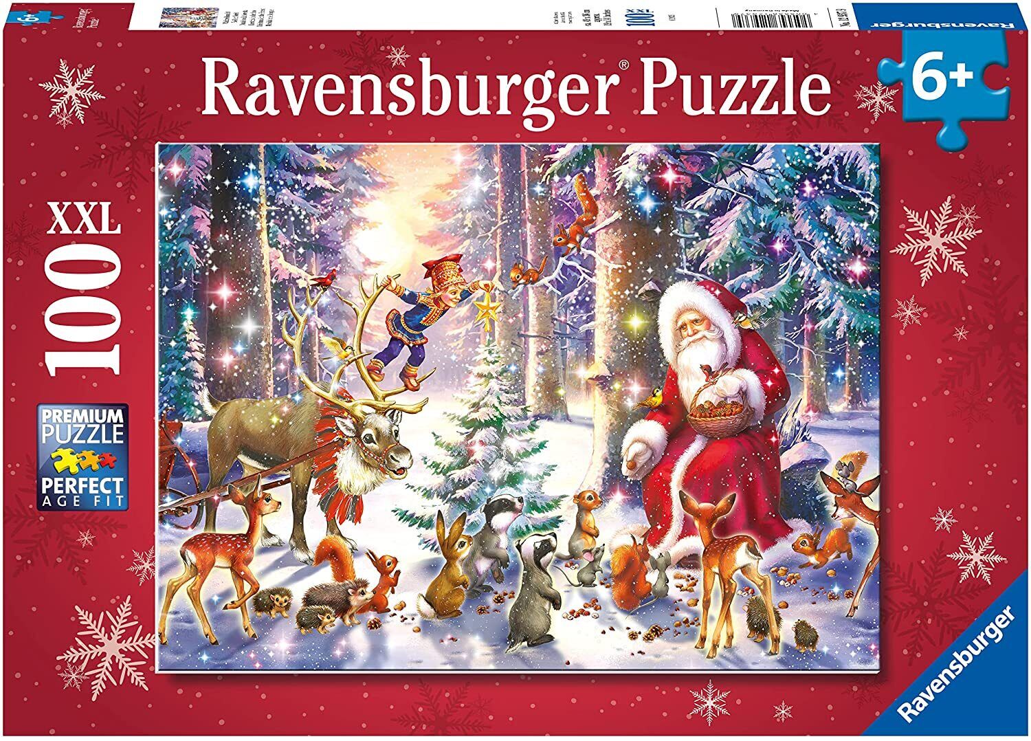 Buy Ravensburger Christmas In the Forest Puzzle 100pc