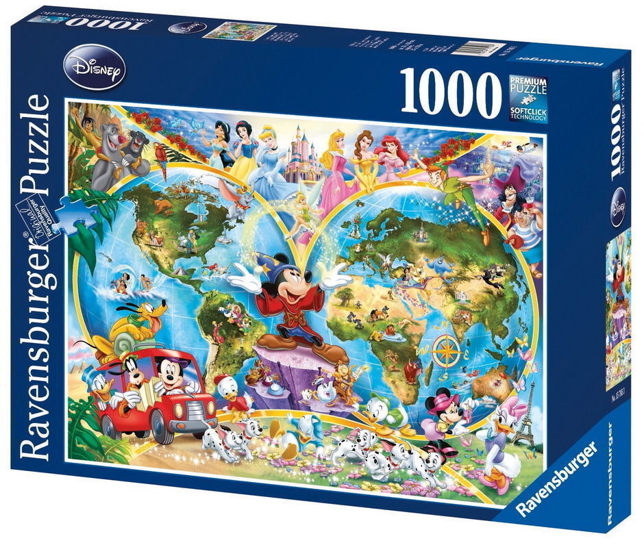 Buy Ravensburger - Disney World Map Puzzle 1000pc