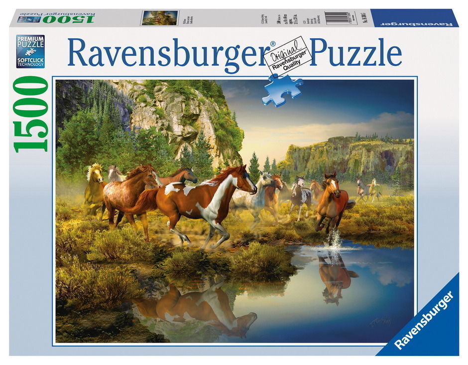 Buy Ravensburger Wild Horses Puzzle 1500pc