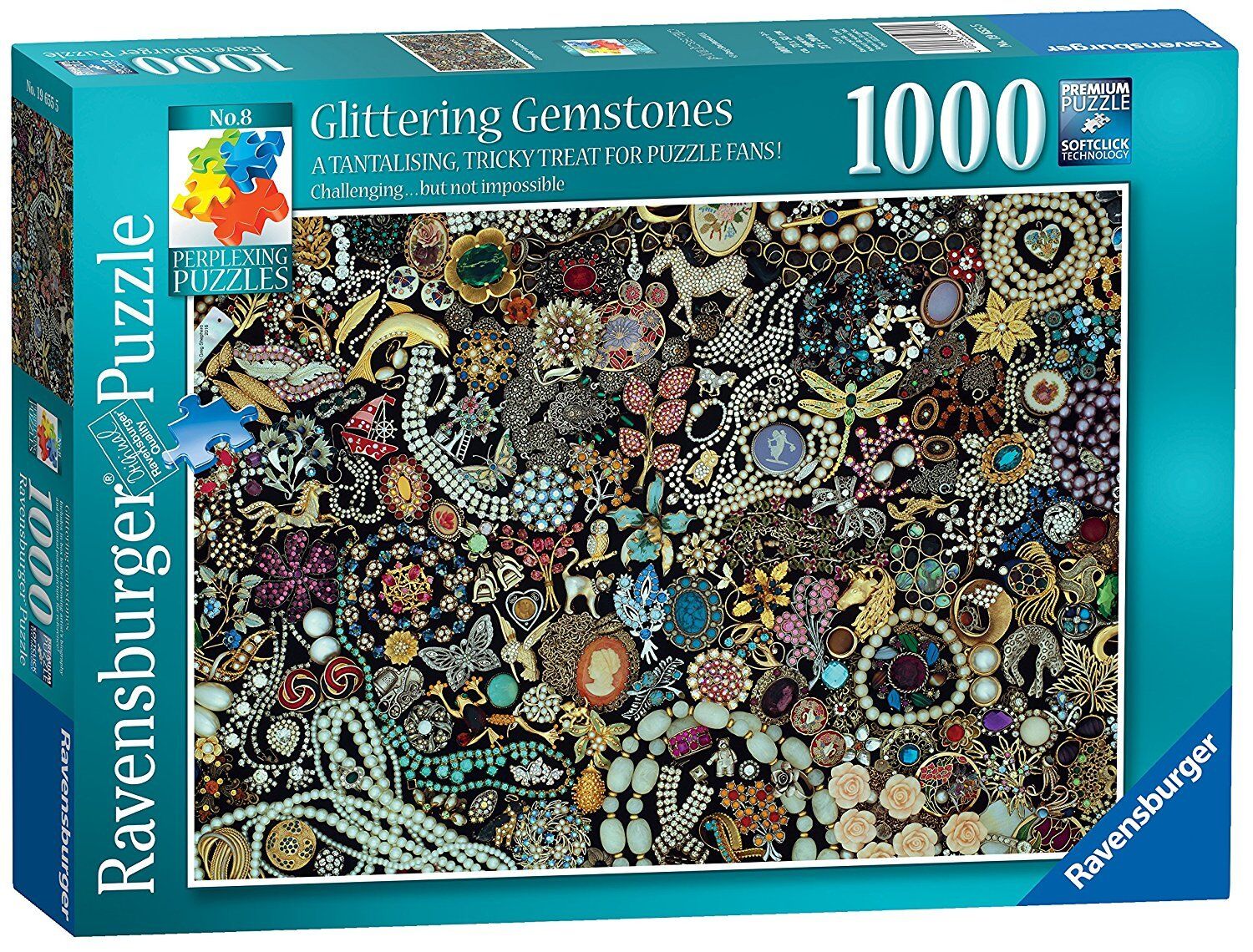 Buy Ravensburger Glittering Gemstones Puzzle 1000pc