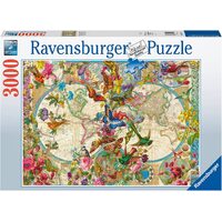 Buy Ravensburger - Flora & Fauna World Map Puzzle 3000pc