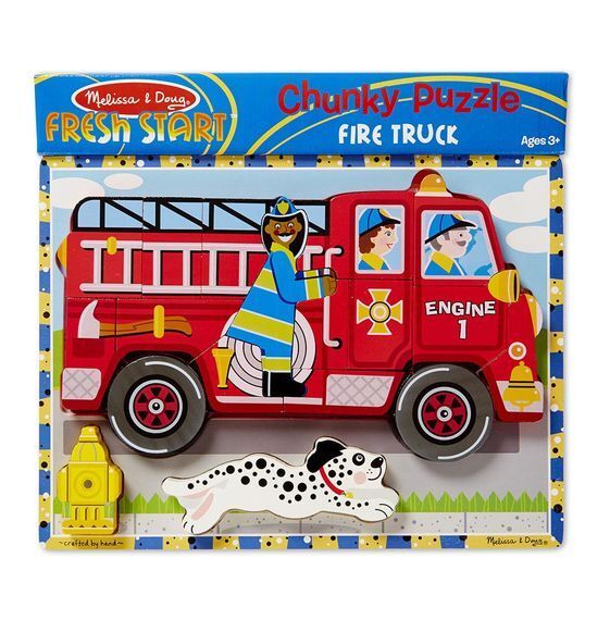 Buy Melissa & Doug Fire Truck Chunky Puzzle 18pc