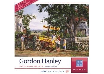 Image of Blue Opal - Deluxe Gordon Hanley Business as Usual Puzzle 1000pce