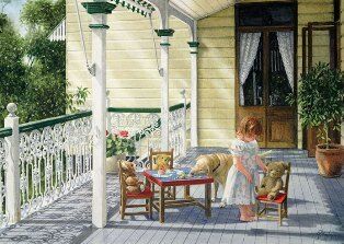 Image of Blue Opal - Deluxe Gordon Hanley The Tea Party Puzzle 1000pc