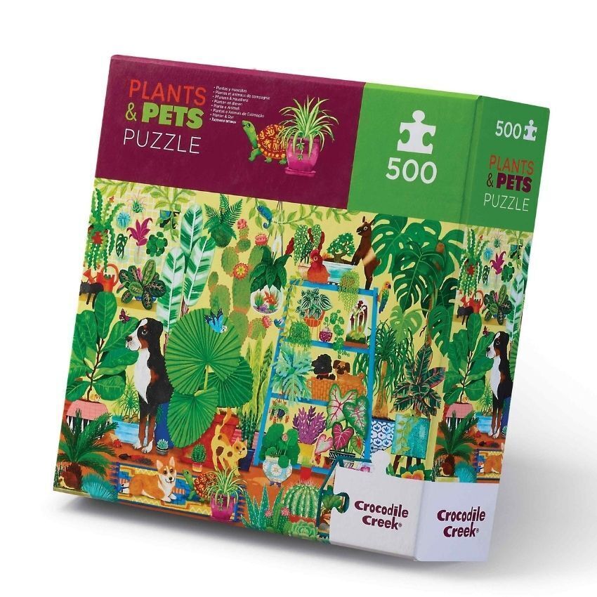 Buy Crocodile Creek Plants & Pets Family Puzzle 500pc
