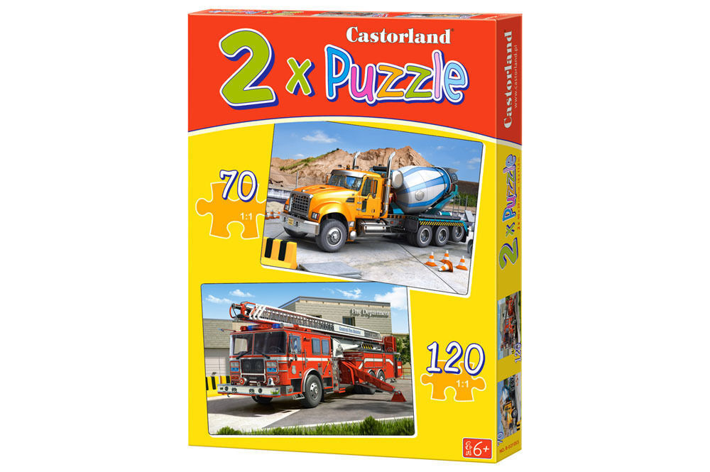 Buy Castorland Working Vehicles Puzzles (2 pack)
