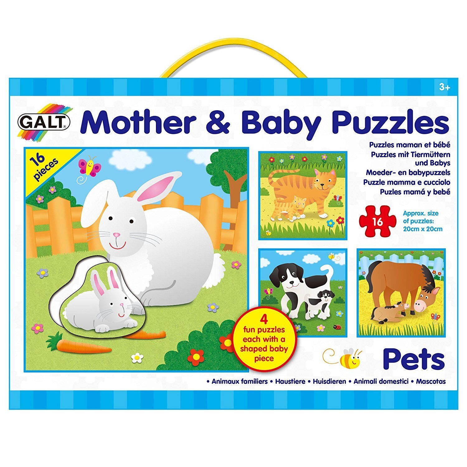 Buy Galt Mother and Baby Puzzles Pets