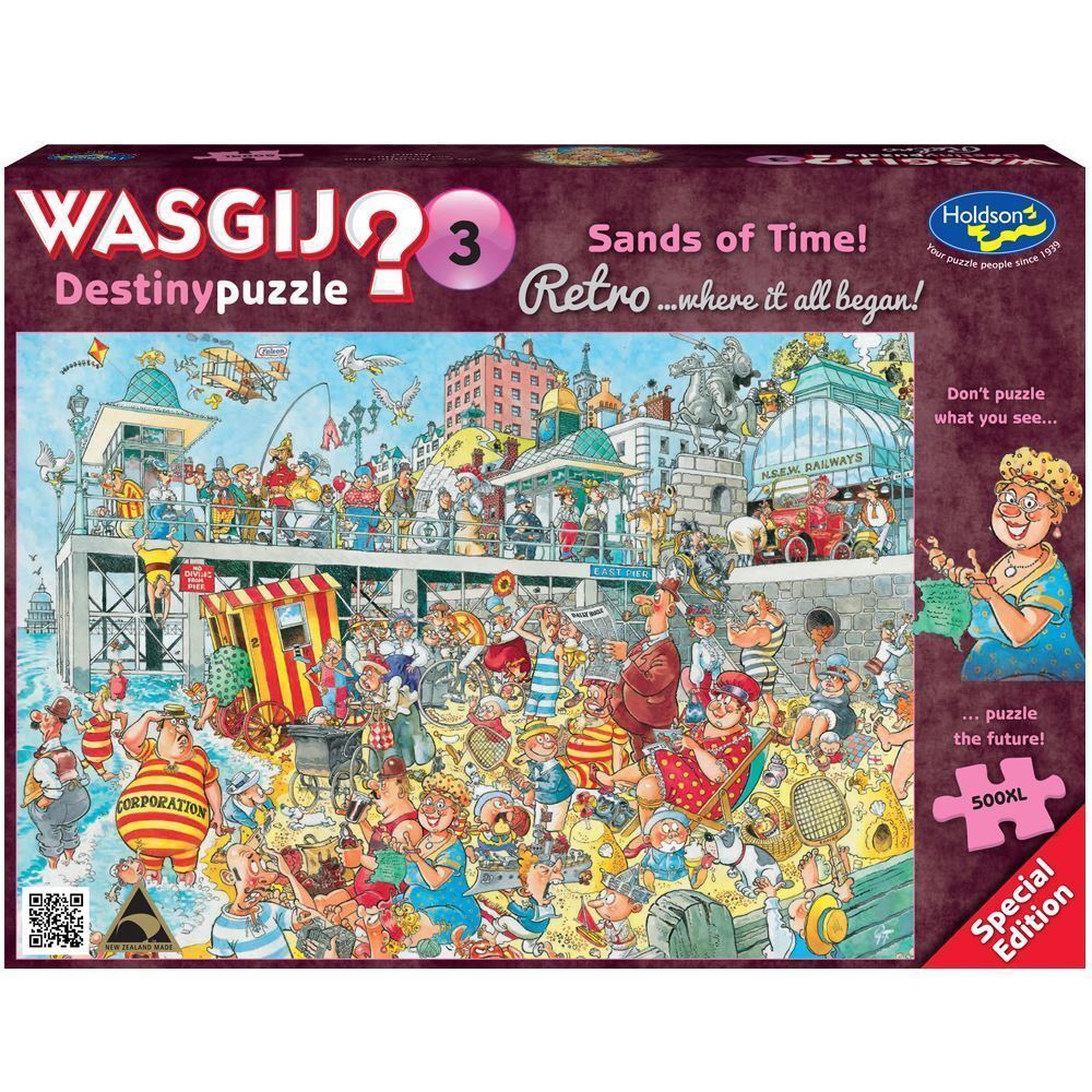 This is a Wasgij puzzle. Instead of piecing together the picture