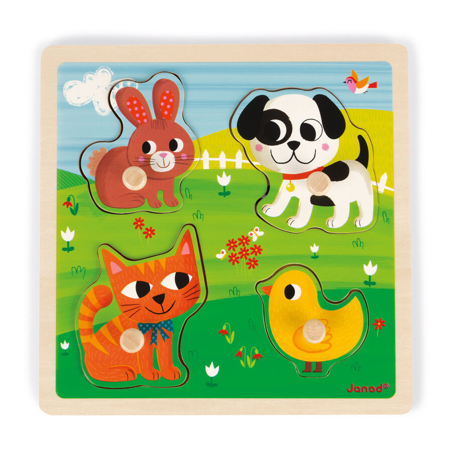 Buy Janod Tactile Puzzle First Animals