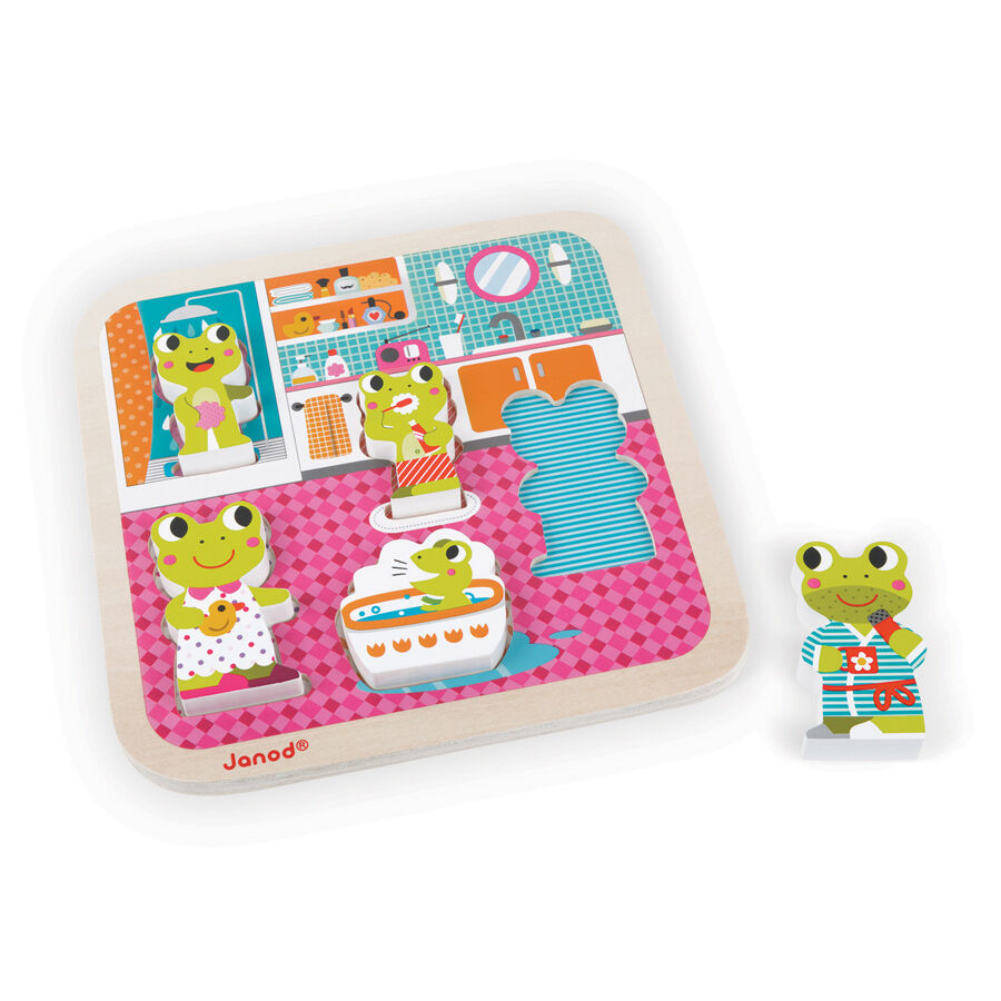 Buy Janod Chunky Puzzle Bathroom