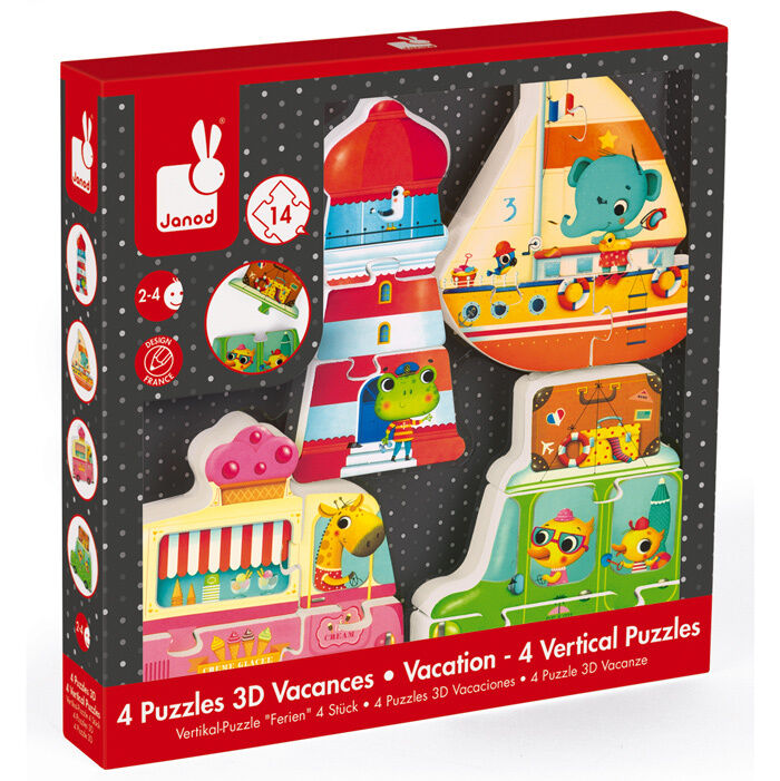 Buy Janod Vertical Puzzle Vacation