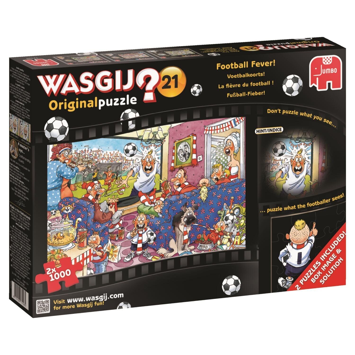 Buy Jumbo WASGIJ? Original 21 Football Fever Puzzles 2 x 1000pc