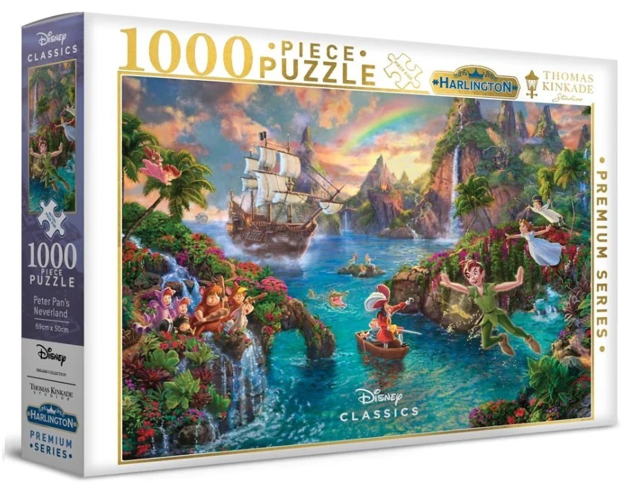Disney Thomas Kinkade Peter Pan 1000pc : r/Jigsawpuzzles
