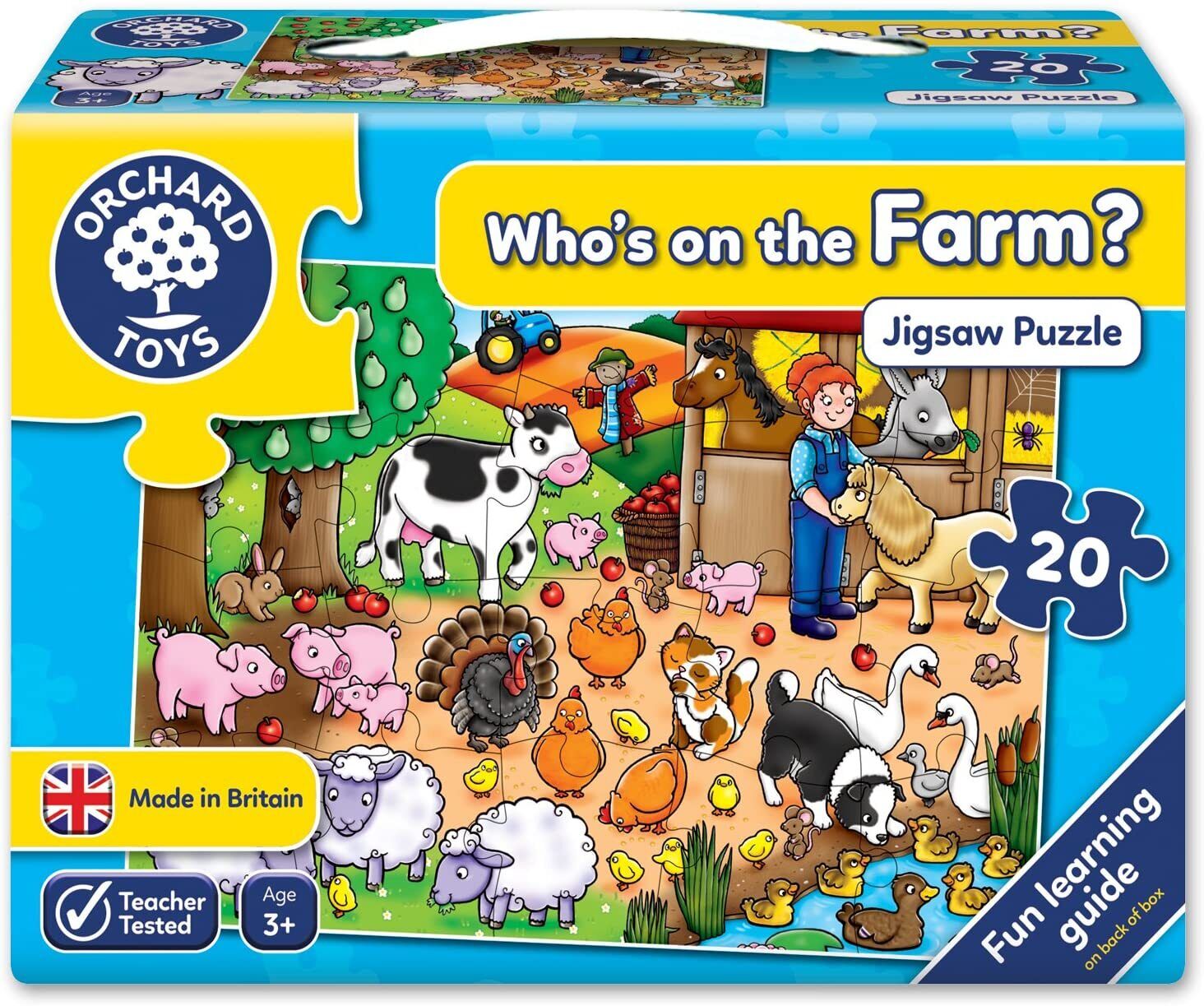 Buy Orchard Toys Who's On The Farm? Puzzle 20pc