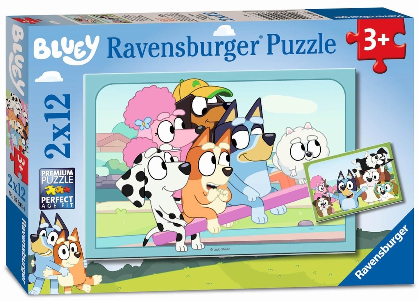 Buy Ravensburger - Fun with Bluey Puzzle 2x12pc
