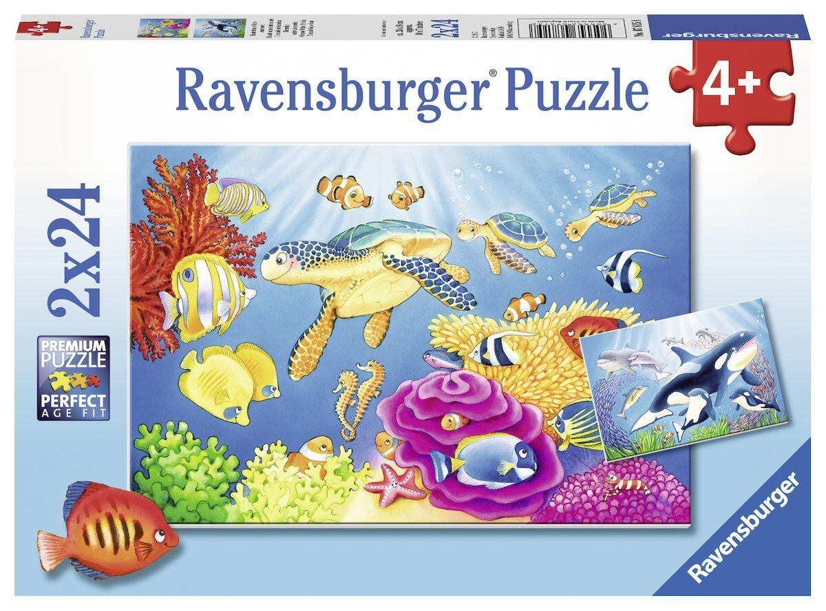 Ravensburger - Colourful Underwater Species - 500 Piece Jigsaw Puzzle