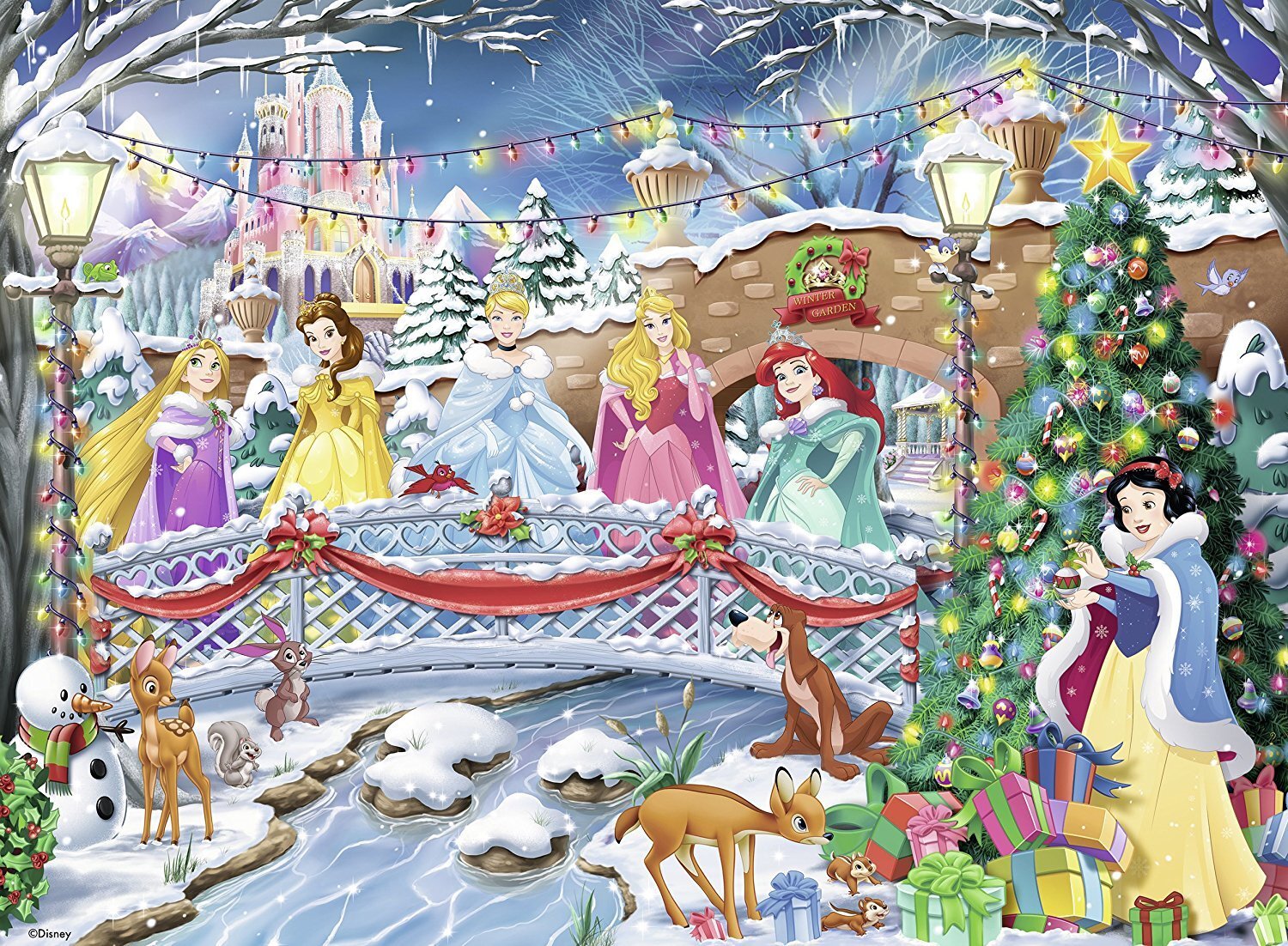 Buy Ravensburger Disney Princess Christmas Puzzle 100pc