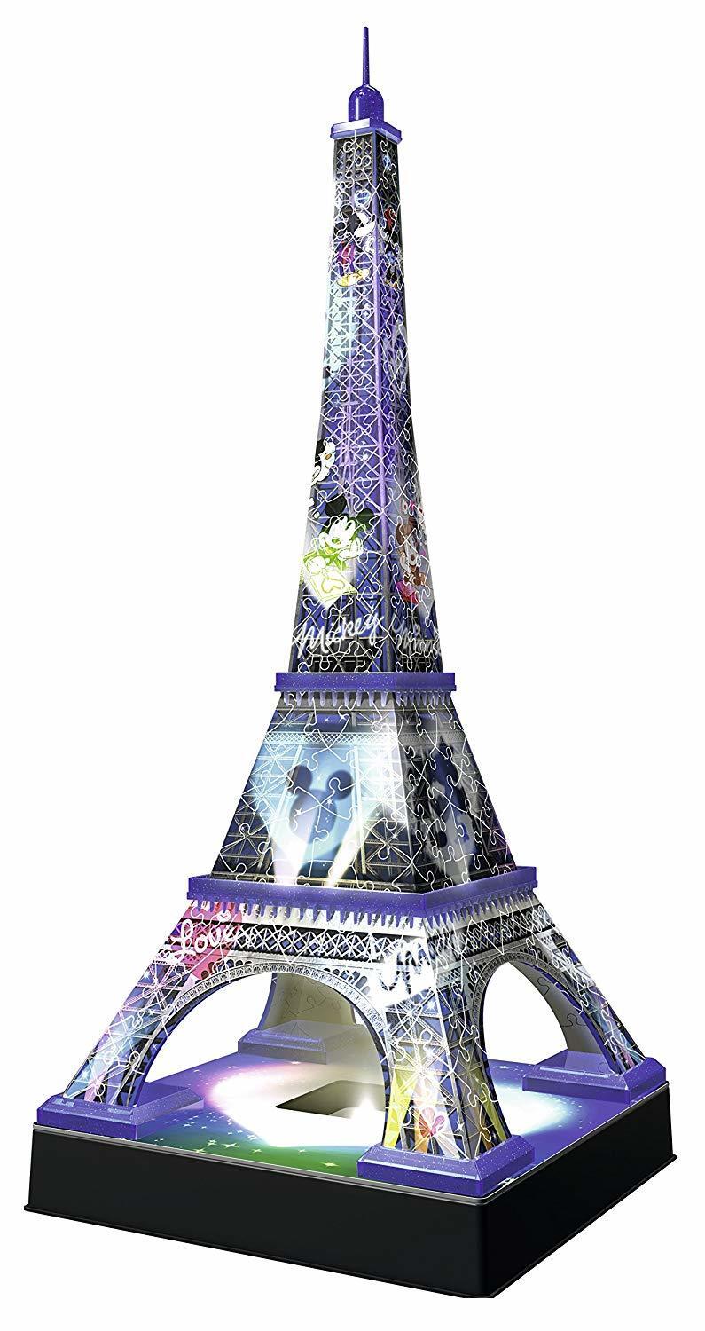 taquigrafía regla Egipto Buy Ravensburger - Mickey & Minnie Eiffel Tower Night Edition 3D Puzzle  216pc