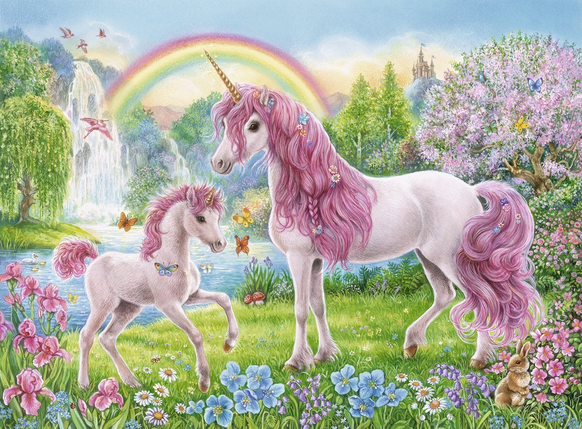 Buy Ravensburger Magical  Unicorns  Puzzle 100pc