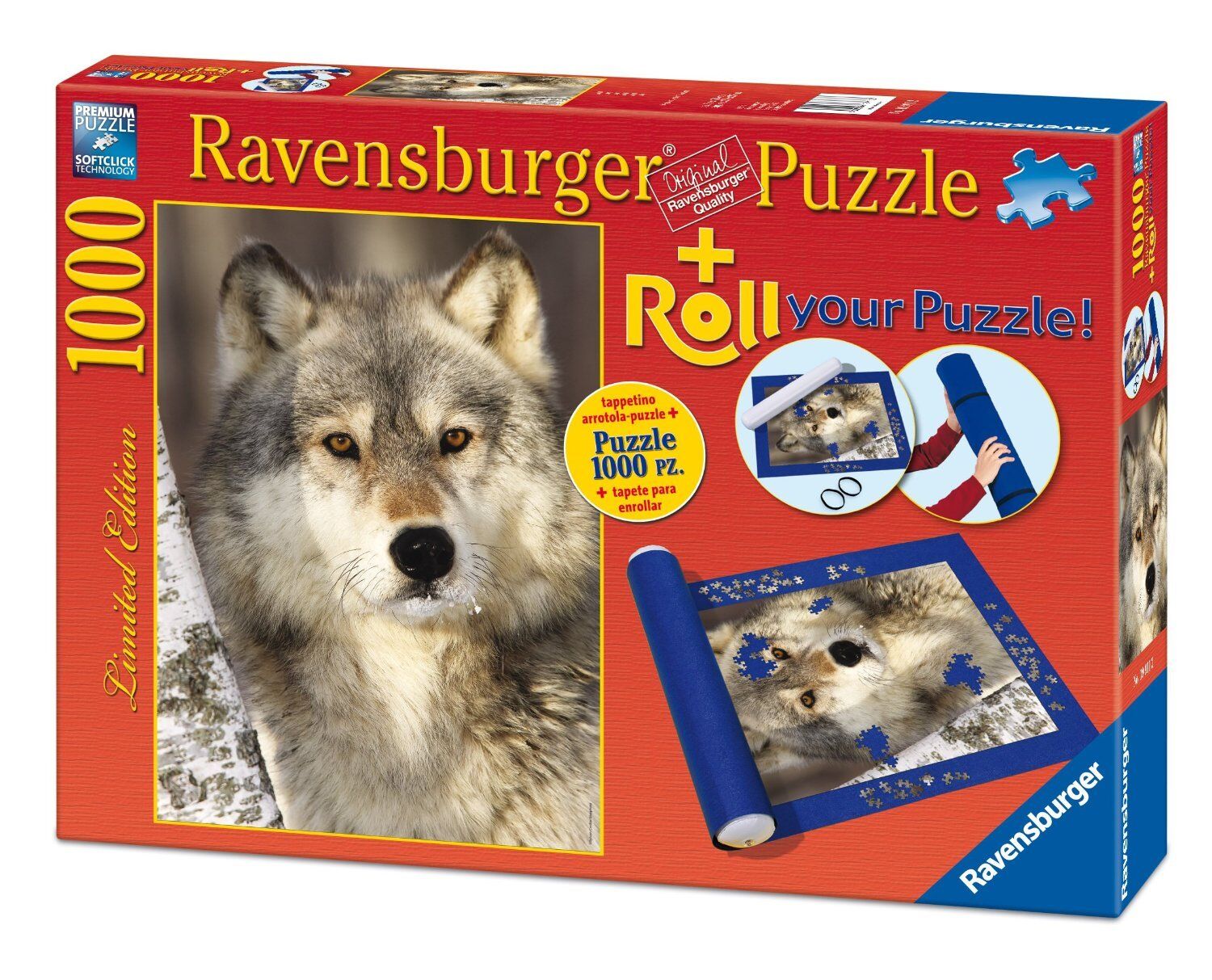 Buy Ravensburger Wolf 1000pc + Roll Your Puzzle
