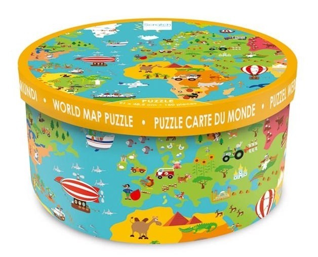 Buy Scratch Europe - World Map Puzzle 150pc