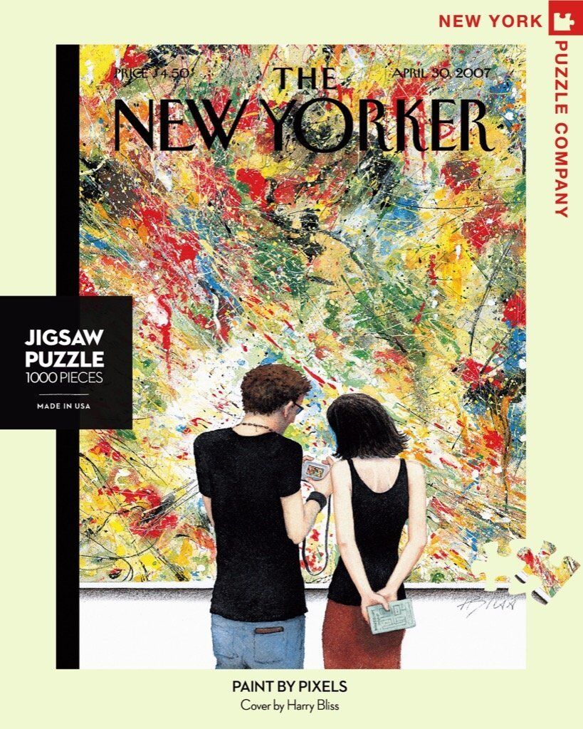 New York Puzzle Company Paint By Pixels Puzzle 1000pc