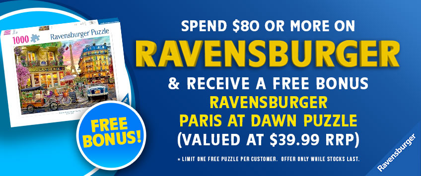 Ravensburger Paris at Dawn Free Puzzle