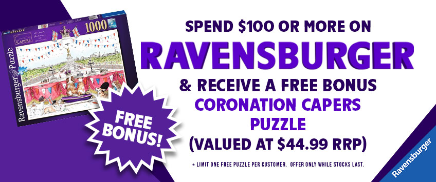 Free Ravensburger Coronation puzzle