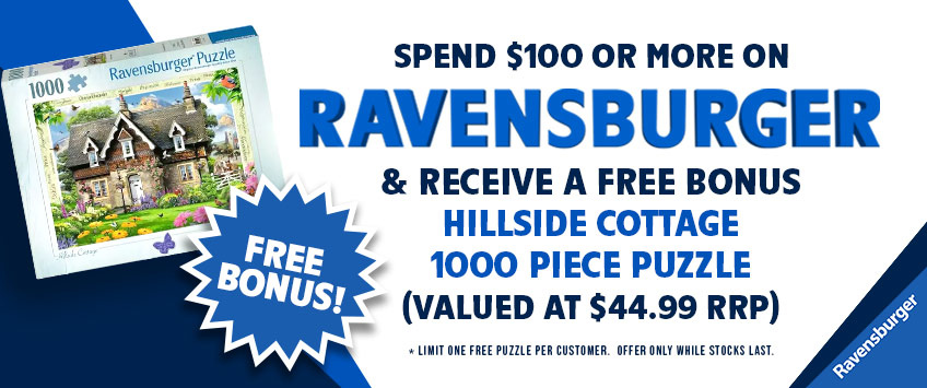 Ravensburger Hillside Cottage Free Bonus