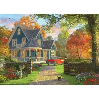 Eurographics - The Blue Country House Large Piece Puzzle 300pc