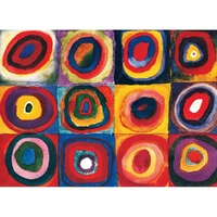 Eurographics - Kandinsky, Colour Study of Squares Puzzle 1000pc