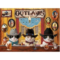 Eurographics - Outlaws Large Piece Puzzle 500pc