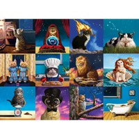 Eurographics - Zodiac Cats Puzzle 1000pc