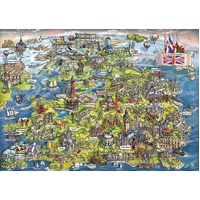 Gibsons - Beautiful Britain Puzzle 1000pc