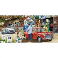Gibsons - Filling Up For The Trip Panorama Puzzle 636pc
