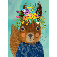Heye - Floral Friends, Squirrel Puzzle 1000pc