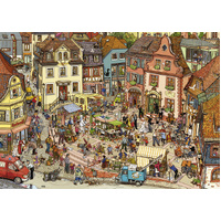 Heye - Gobel & Knorr, Market Place Puzzle 1000pc
