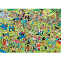 Jumbo - Jan Van Haasteren Dog Parkour Puzzle 1000pc (DAMAGED BOX)