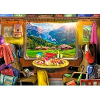 Holdson - The Travelers Window - Switzerland Train Ride Puzzle 1000pc
