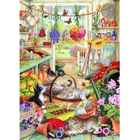 Holdson - Out the Back Door - Garden Shed Play Large Piece Puzzle 500pc