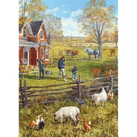 Cobble Hill - Young Family Farm Puzzle 500pc