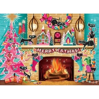 Cobble Hill - Merry Catmas Puzzle 500pc