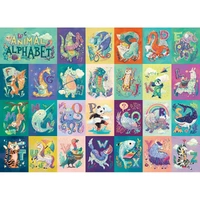 Cobble Hill - Animal Alphabet Family Puzzle 350pc