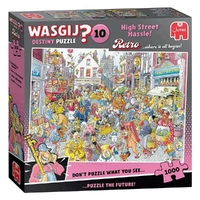 Jumbo - WASGIJ? Retro Destiny 10 High Street Hassle! Puzzle 1000pc